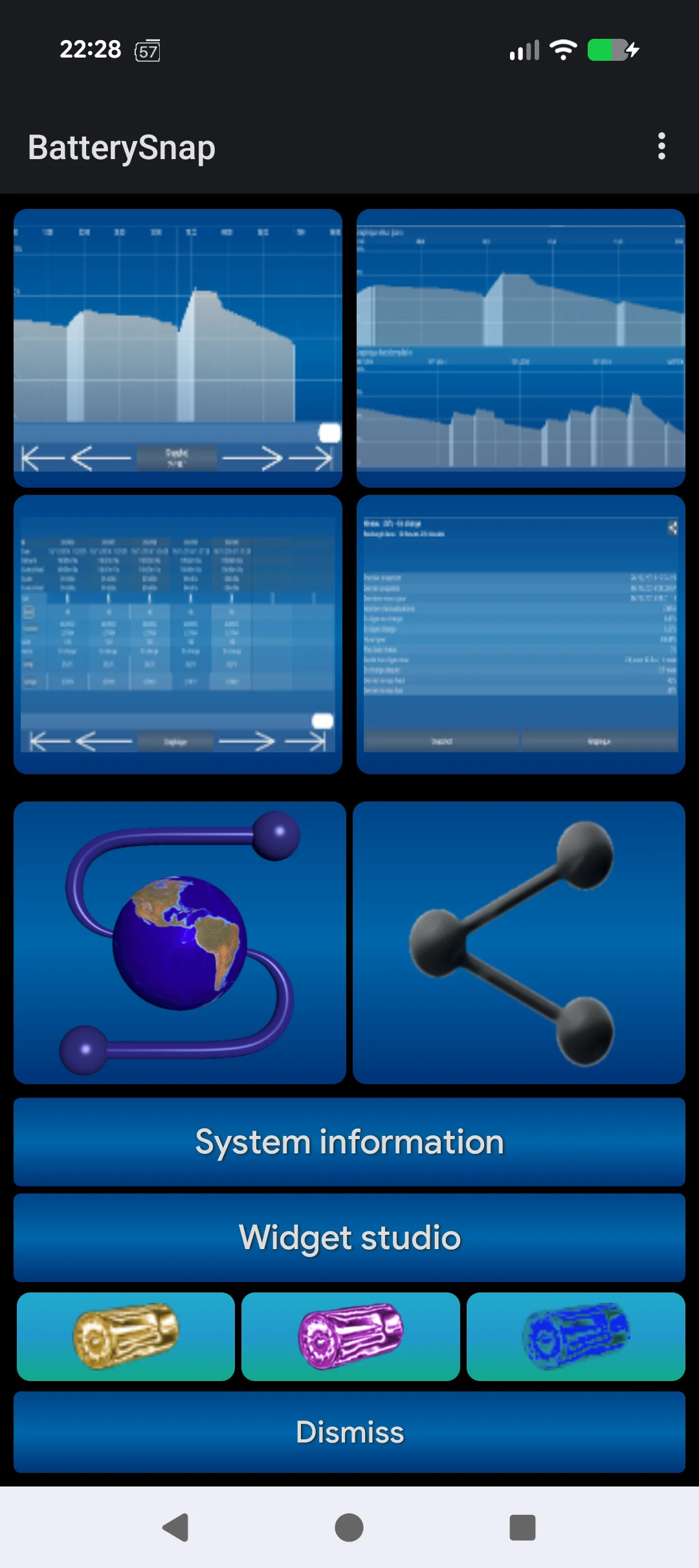 BatterySnap - battery monitor screenshot